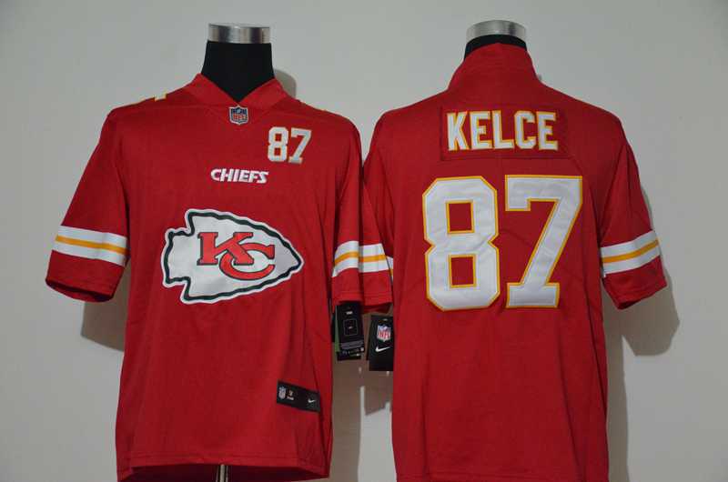 Nike Chiefs 87 Travis Kelce Red Team Big Logo Number Vapor Untouchable Limited Jersey,We sell and wholesale Nike Chiefs 87 Travis Kelce Red Team Big Logo Number Vapor Untouchable Limited Jersey on line form chian!